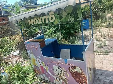 Butkalar, köşklar: Mojito/Kokteyl–Dondurma satışı üçün köşə (daşına bilən kiosk) - Üstü — 1