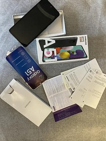 Samsung Galaxy A51, 64 GB, rəng - Qara, Sənədlərlə