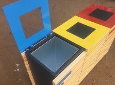 Tullantı qabları: Metal EN MMC olaraq istədiyiniz forma və ölçüde demir işlerinin — 24