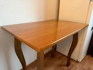 hamam vanasl: Mətbəx masası, İşlənmiş, Açılmayan, Taxta, Dördbucaq masa — 2