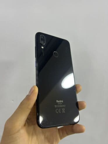 Redmi Note 7, 128 GB, rəng - Qara, Barmaq izi