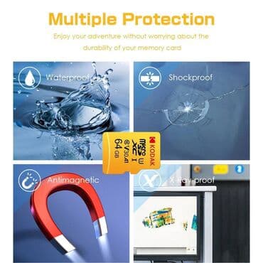 nar nömrələrin qiymətləri: Sürətli Kodak 64GB Micro SD və SD V30 kartları !!! Rəsmi Kodak Ən ucuz — 5