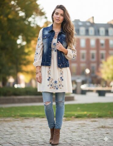 Kürklər: Jilet, rəng - Göy — 3