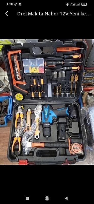 Drel naboru 12 vt qiymeti 110 man çox mal isteyene aşağı yeri olur