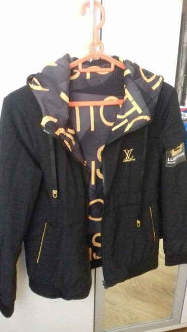 детский свитер с рисунком: 14 -15 yaş oğlan üçün kurtka iki ùzludu. Hər iki tərəfinedə geyinmək — 1