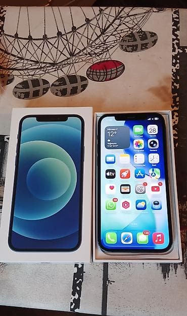 iphone 13 pro ikinci el: IPhone 12, 128 GB, Göy — 1