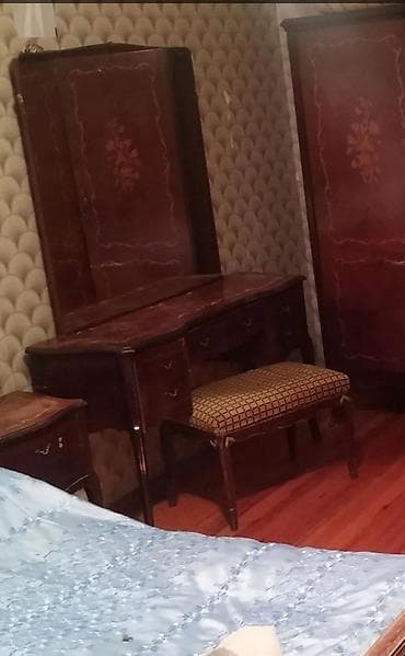 Klassik üslubda tam yataq otağı mebeli dəsti. (kresli ile birlikde)