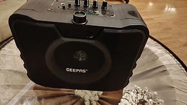 karaoke mikrofon bluetooth: Kolonka, Növ - Portativ, rəng - Qara — 1