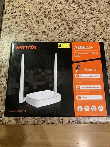 usb port: Tenda ADSL2+ Wi‑Fi marşrutizatoru – Model D301 v4 (N300) - — 1