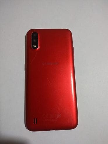 Samsung Galaxy A01, 16 GB, rəng - Qırmızı, İki sim kartlı