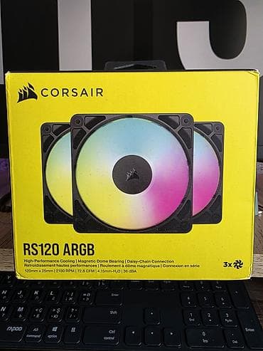 CORSAIR RS120 ARGB – 3-lü PC soyuducu fan dəsti - Yüksək