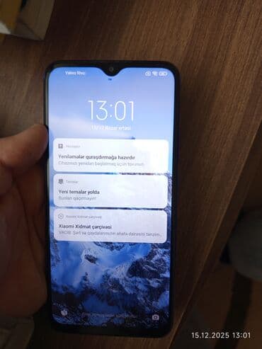 islenmis soyuducu aliram: Redmi 9, 32 GB, rəng - Mavi, Barmaq izi — 3