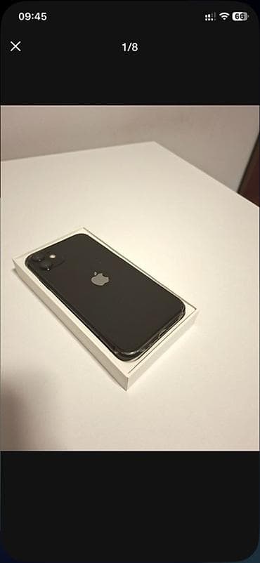 iphone korpus: IPhone 11, 128 GB, Qara, Face ID, Sənədlərlə — 3