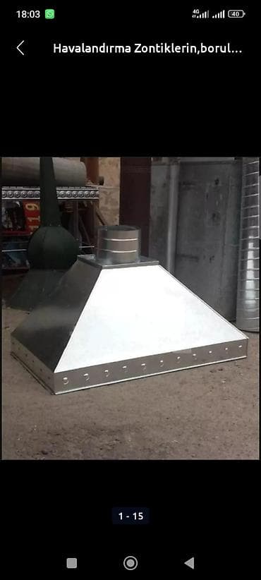 Металлоискатели: Havalandirma Zontiklerin ve Borularin Hazirlanmasi, Her Ölçüde ve — 1