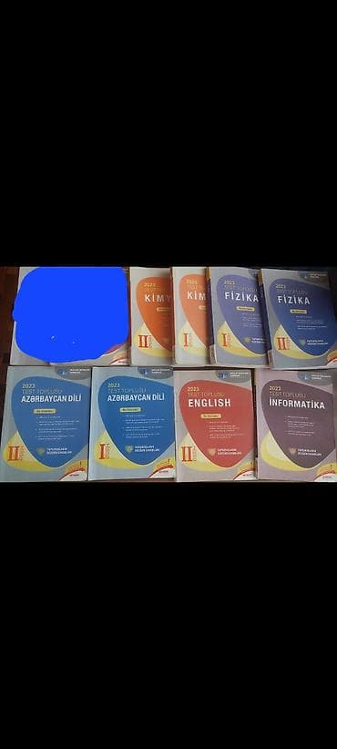 Hər biri 6 manat DİM 2023 Test Topluları dəsti Fənlər: - Riyaziyyat