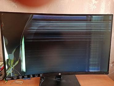 komputer manitor: HP 27x Curved Gaming Display – 27 düymlük əyri oyun monitoru - Model — 2