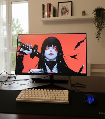 Təcili Satılır!!!!!!!! AOC 100 Hz 1ms IPS 24 düyüm Oyun/iş monitoru