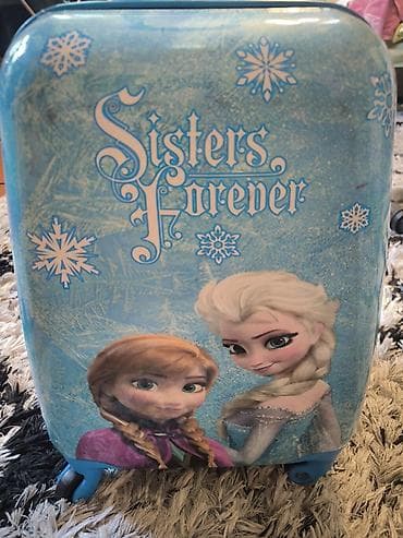 parca camadan: Uşaq çamadanı – “Frozen” mövzulu (Elsa və Anna), “Sisters Forever” — 2