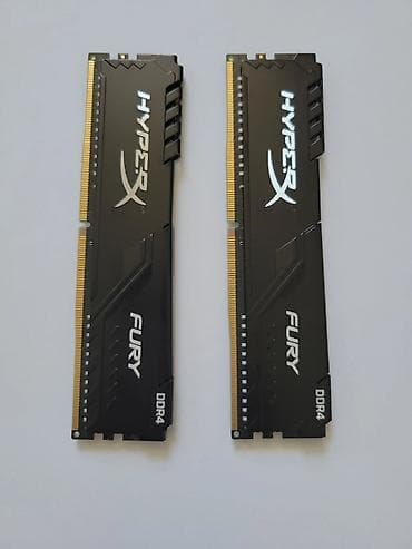 3000: Operativ yaddaş (RAM) HyperX, 16 GB, 3000 Mhz, DDR4, PC üçün, İşlənmiş — 1