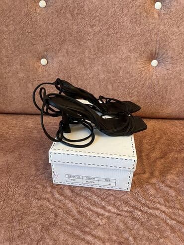 basanoşkalar 2024: Ölçü: 38, rəng - Qara, İşlənmiş — 2