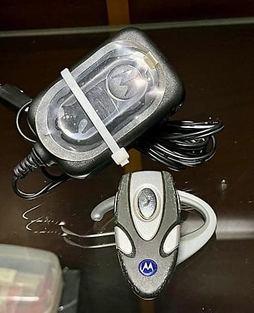 ayfon nausnik: İşlənmiş Simsiz (Bluetooth) Qulaqcıqlar, Motorola, rəng - Boz — 2