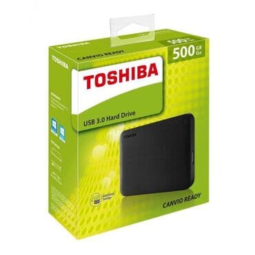 dvd disklər: Xarici Sərt disk (HDD) Toshiba, 512 GB, Yeni — 1