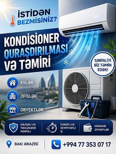 Təmir, Split kondisionerlər, Quraşdırılma