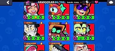 Digər oyun və konsollar: Brawl Stars oyun hesabı - Kupa sayı: 28 300+ - Prestij: 3 - Toplanan — 7