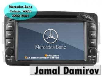 masin ucun monitorlar qiymeti: Mercedes benz c-class 2000-2004 w203 üçün dvd-monitor. Dvd-монитор для — 1