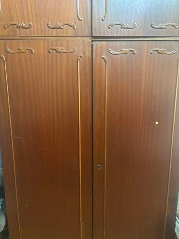 taxta şifaner: Açılan, 2 qapılı Düz dolab, Qarderob, paltar dolabı — 1