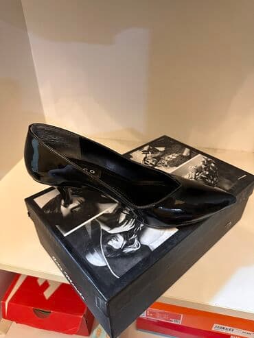 Tuflilər, Ölçü: 37, rəng - Qara, İşlənmiş