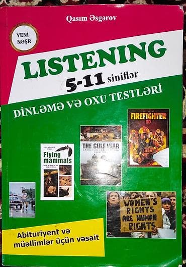 listening reading: Məhsul: “LISTENING 5–11 siniflər – Dinləmə və oxu testləri” Müəllif — 1