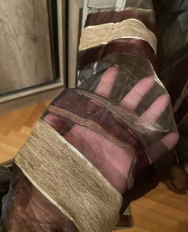 Занавески и тюли: Organza tul perde-2.20 sm2 goldur,hund 2,60 sm, giymet-30 azn( — 3