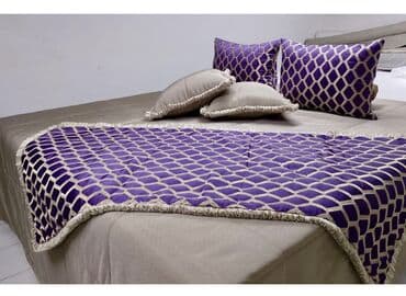 Yataq üçün Yeni rəng - Bənövşəyi Yataq örtüyü, Pulsuz çatdırılma