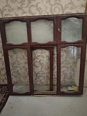 Пиломатериалы: Ağac çərçivəli köhnə tip pəncərə bloku - Material: bərk ağac (tünd — 4