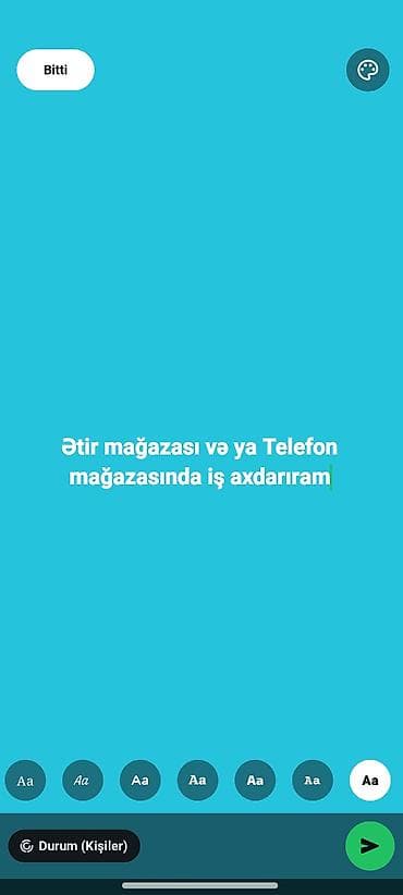 is elani merdekanda: Satış məsləhətçisi, Qadın, 23 yaş, 1 ildən az təcrübə — 1
