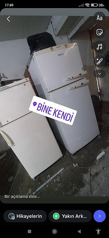 Soyuducu seçimləri – Binə 1) Beko iki qapılı soyuducu - Üst hissə –