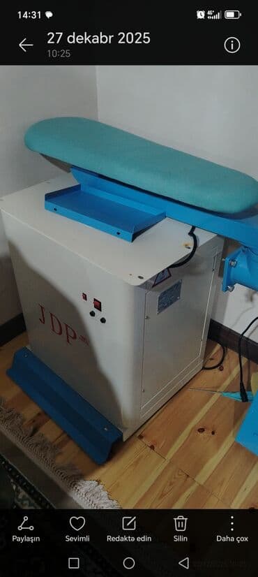 santexnika ütü: Sənaye ütüləmə masası – JDP - Elektriklə işləyən, vakumlu və — 3