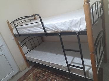 coke agaci: Oğlan və qız üçün, Çarpayı, Matras ilə, Siyirməsiz, Dəmir — 1