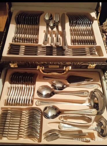 otaq qapilari 2019: Qasiq-bicaq-cəngəl dəsti.Yeni, deri cemodan ‘’ Z royal’’ Germaniya — 3