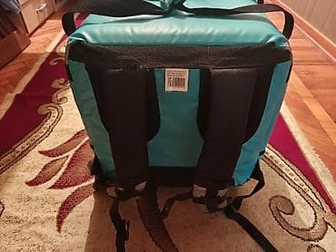 Оборудование для мойки: Wolt kuryerləri üçün izotermik çatdırılma çantası (sırt çantası tipli) — 2