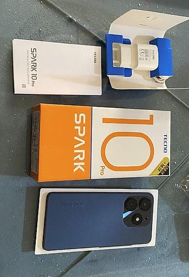 iphone pro max: Tecno Spark 10 Pro, 128 GB, Face ID, Sənədlərlə, İki sim kartlı — 2