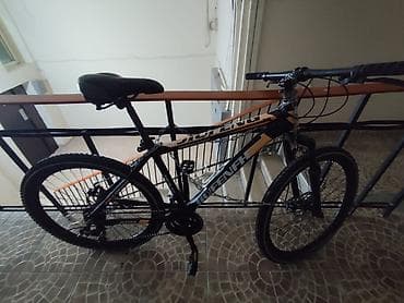 bisklet: JUFENFH dağ velosipedi - Çərçivə: yüngül alaşımlı polad, qara-narıncı — 8