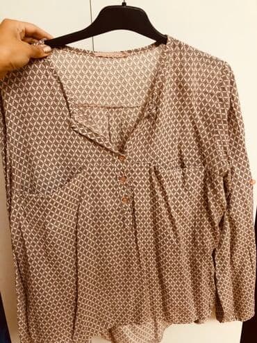 3 duymə koynək: Satılır 5 azn Bej və ağ rənglərdə, uzunqol, düyməli yaxası olan, rahat — 1