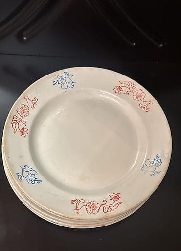 Boşqablar, rəng - Ağ, Keramika