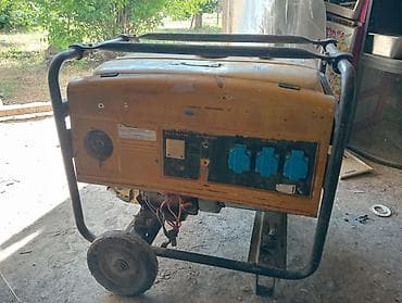 termos satilir: Generator AKSA türk malı gücü 5.5 KVA Benzin, Çox yaxşı işləyir. Yağı — 6
