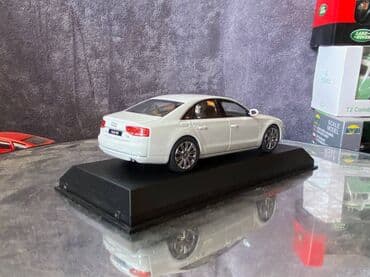 10 qepik: Коллекционная модель AUDI A8 D4 white 2010 Kyosho Scale 1:43 Art. — 18