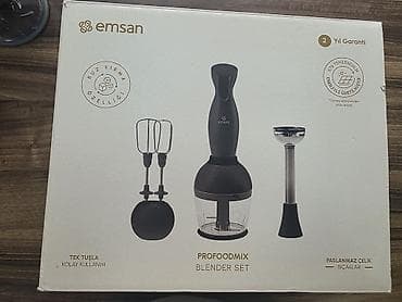 3 birinde printer: Emsan Profoodmix Blender Set Çoxfunksiyalı mətbəx seti: doğrama — 6