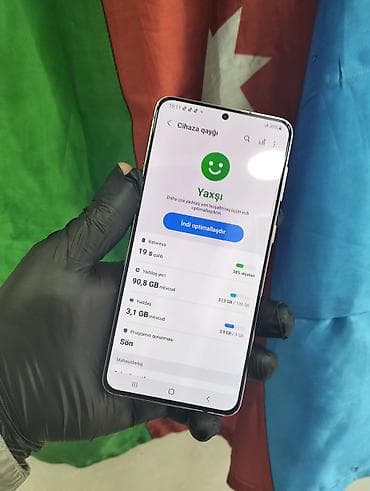 telefon samsung a15: Samsung Galaxy S21 Plus 5G, 128 GB, rəng - Bənövşəyi, Simsiz şarj — 6