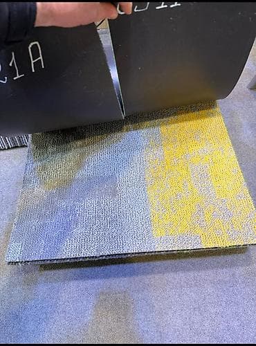 Ofis/kommersiya məkanları üçün xalça plitələri - Növ: modullu xalça